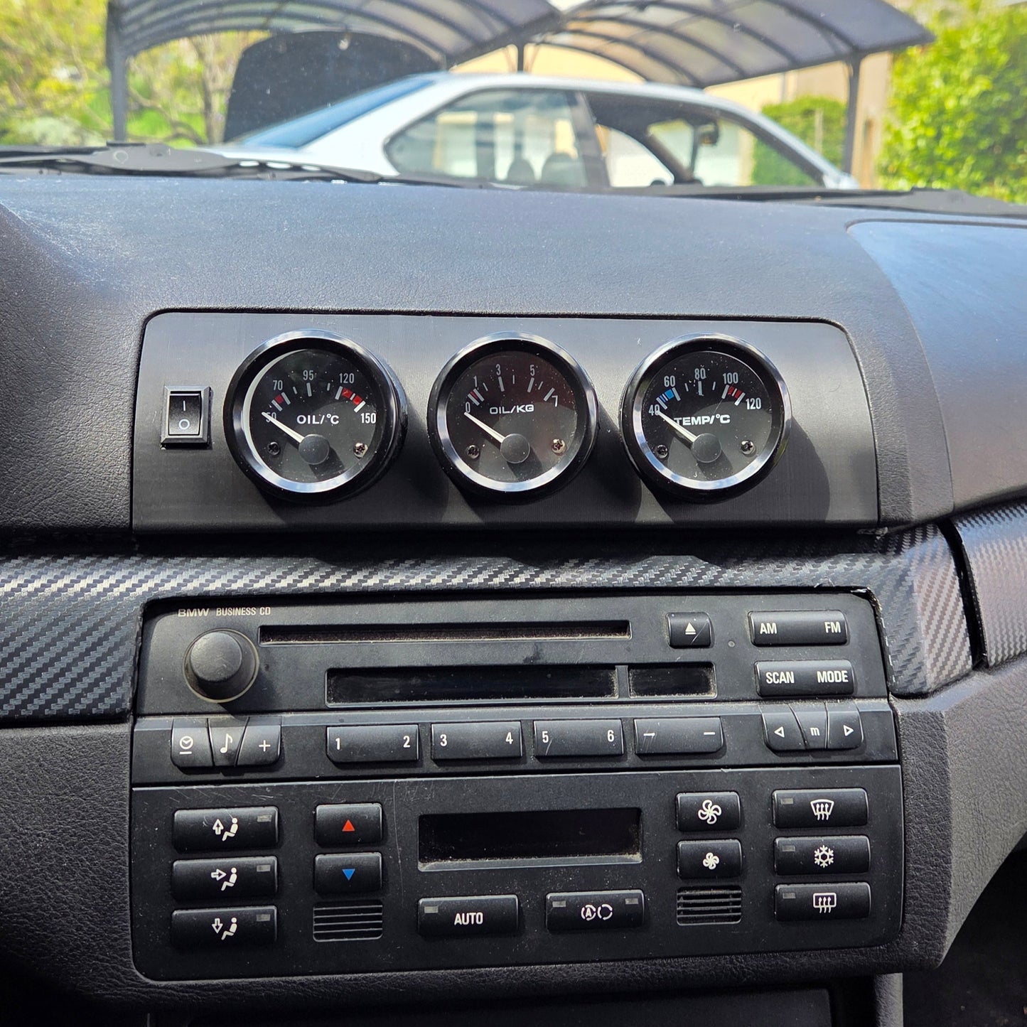 Support Manomètres x3 pour E46