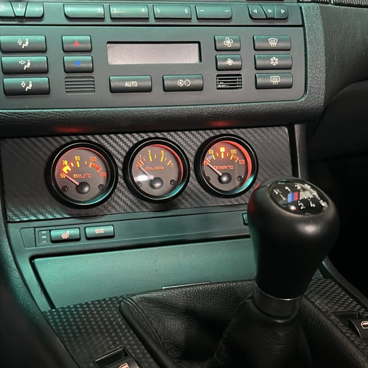 Support Manomètres x3 pour E46