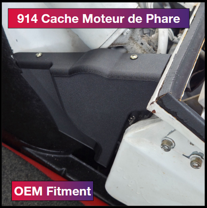 Paire de Caches Protection Moteur de Phare – Porsche 914