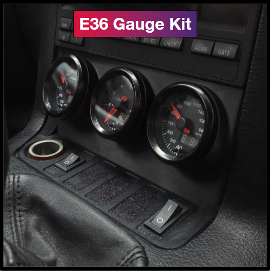 Kit Manomètre 52mm pour E36