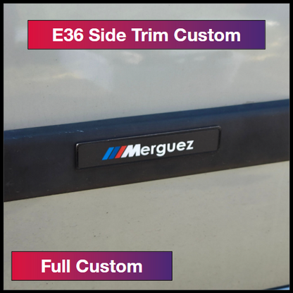 Emblèmes baguettes pour E36